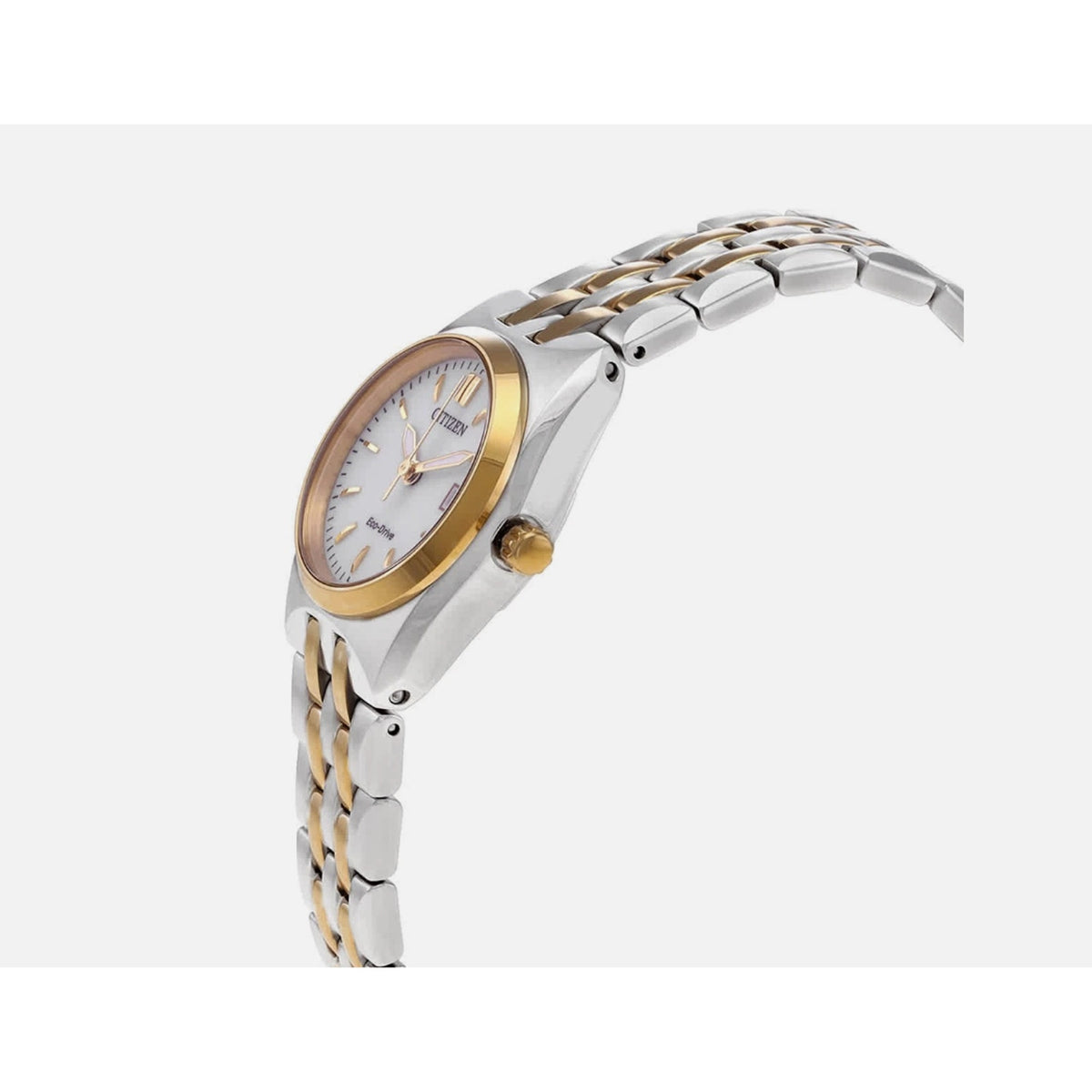 Citizen Eco-Drive Corso Silver Dial Ladies Watch EW2299-50A