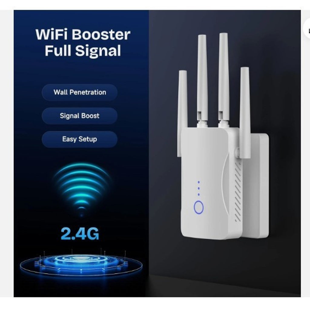 2026 WiFi Extender Signal Booster - 2.4GHz 300Mbps WiFi Booster for Home, Cov...