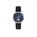 NEW Bulova Aerojet, Blue Stainless Steel Leather Automatic Men's Watch - 96A342