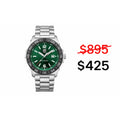 Luminox Pacific Diver Green Dial Tritium Stainless Mens 44mm SWISS Watch XS.3137
