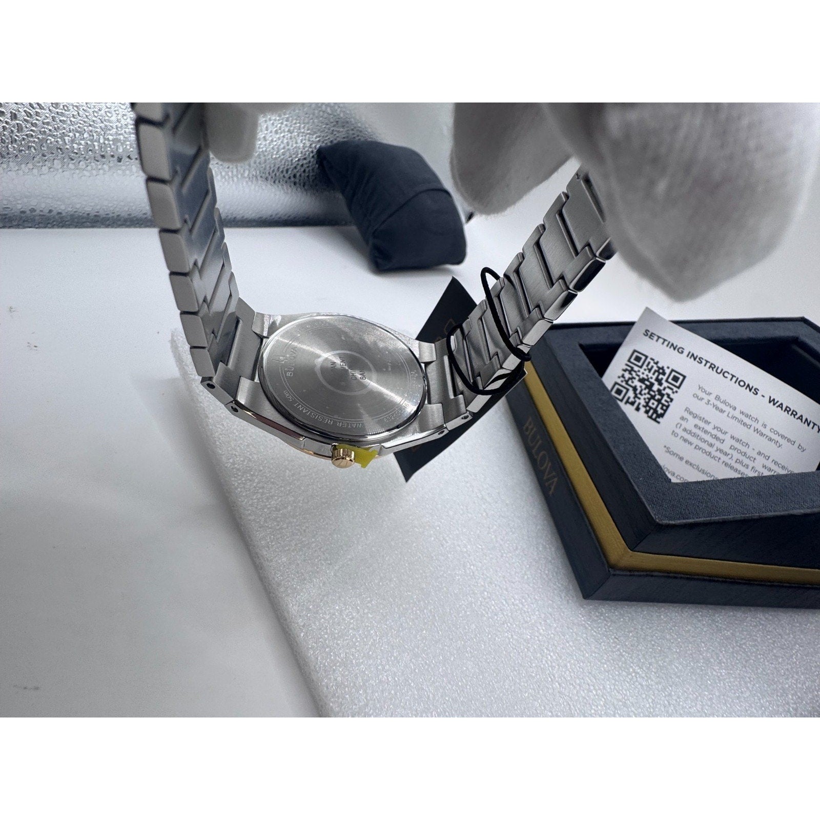 Bulova Classic Two-Tone Stainless Steel Quartz Men's Watch 98B424 MSRP $399