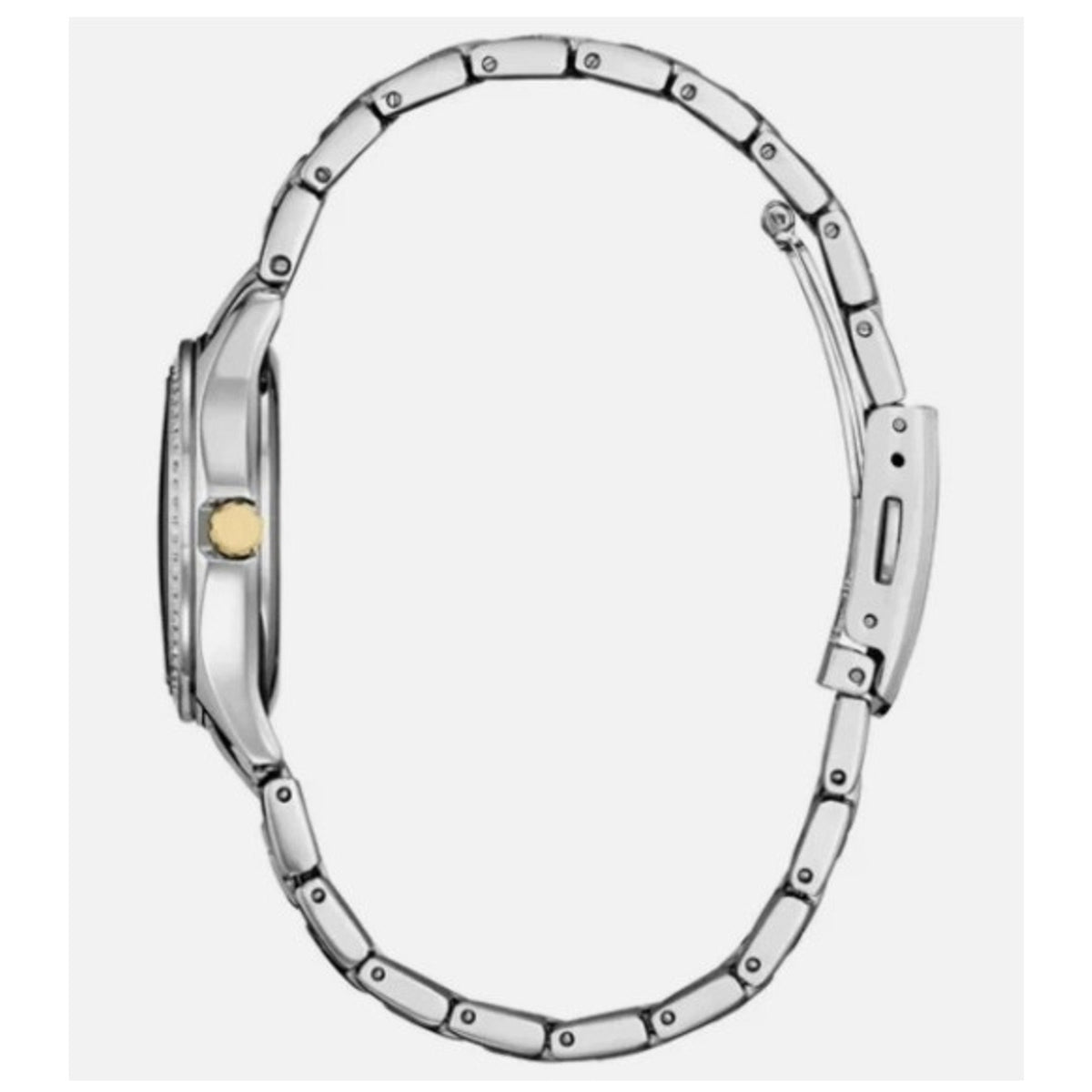 Citizen FE1146-71L Eco-Drive Two-Tone Crystal Diamond Ladies Watch 29mm