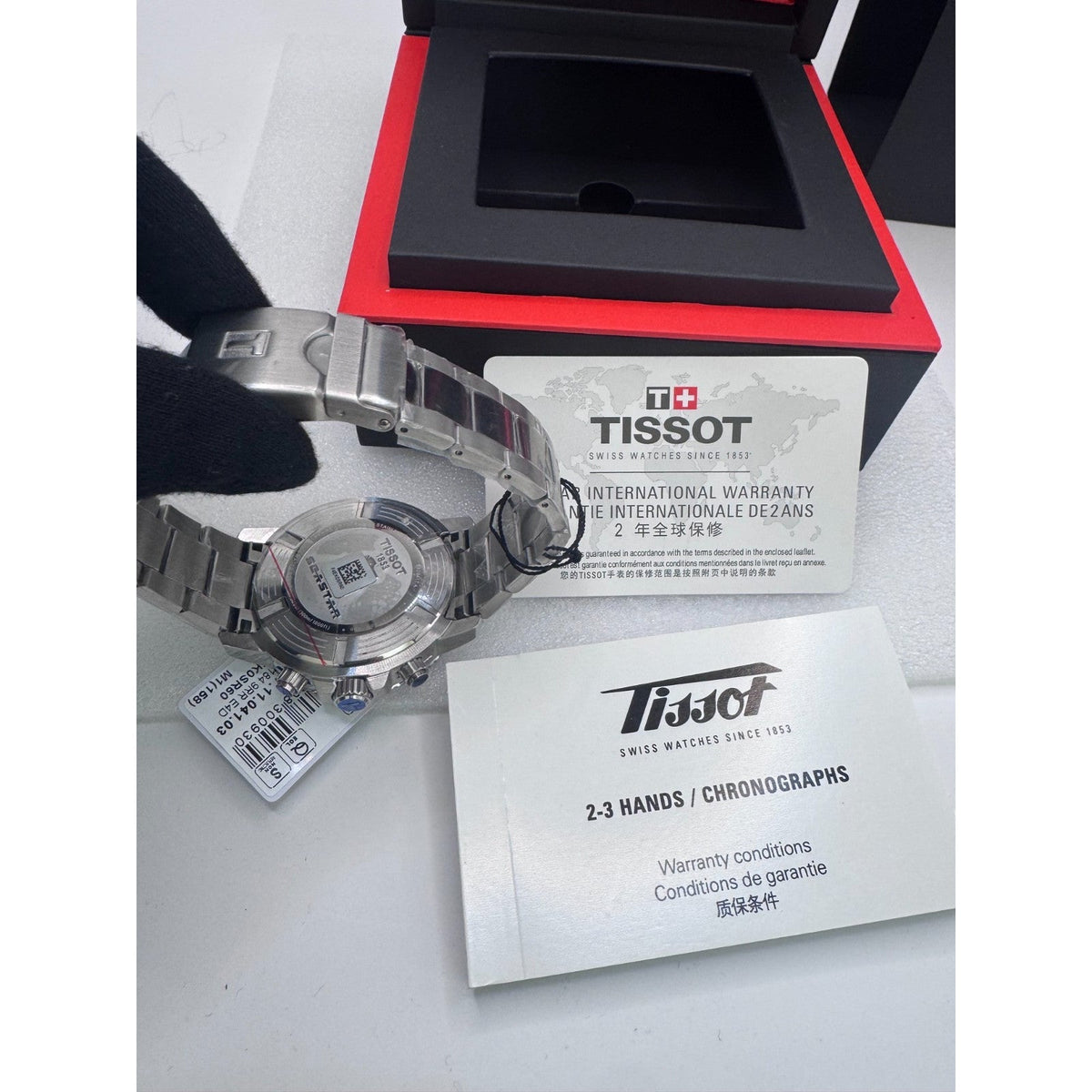 TISSOT SEASTAR 1000 QUARTZ CHRONO BLUE DIAL PEPSI SWISS WATCH T120.417.11.041.03