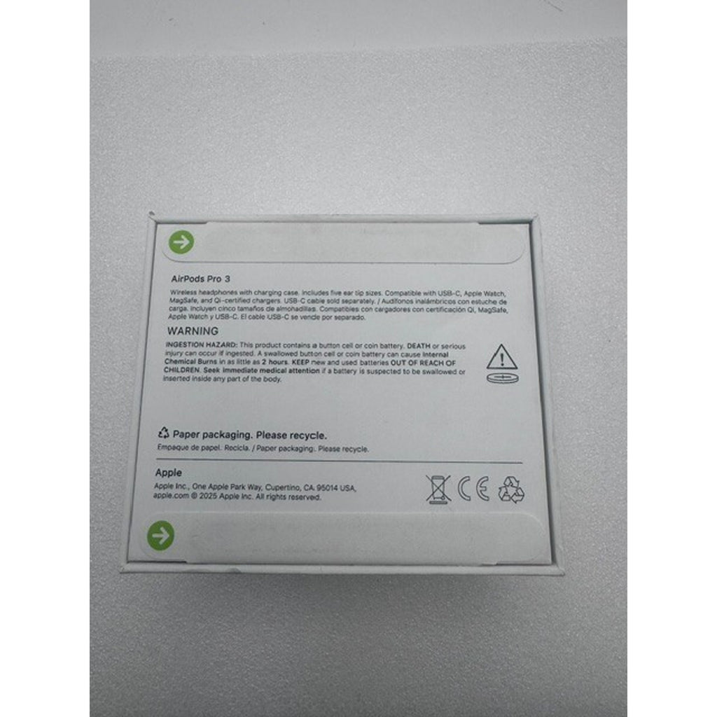 New Sealed 2026 Apple - AirPods Pro 3 - MFHP4LL/A + 2 year Apple Care+
