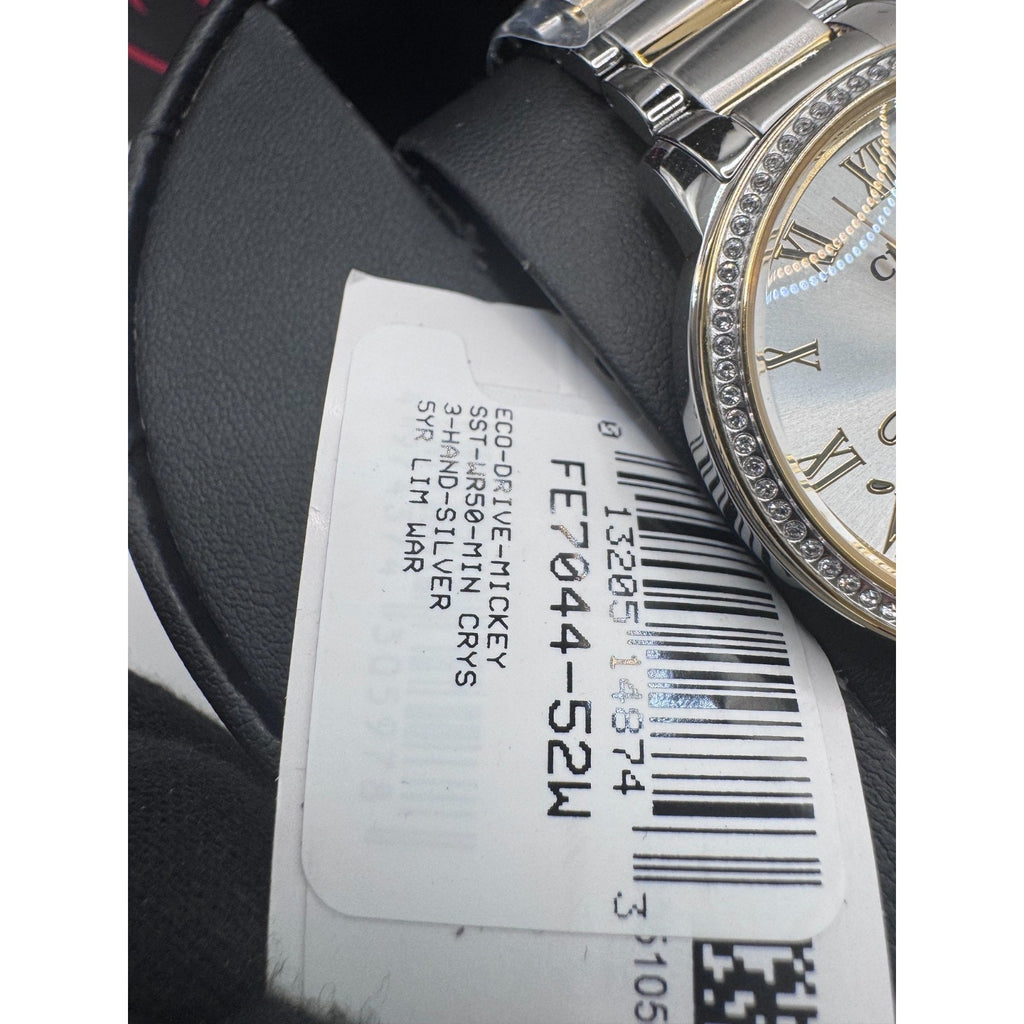 DISNEY Mickey Mouse Ladies' Watch CITIZEN Eco-Drive FE7044-52W New in Box