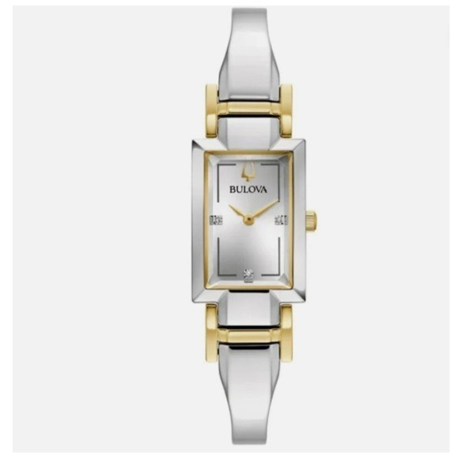 Bulova Classic 98P229 Women's 18x26mm Diamond Two-Tone S/Steel Quartz Watch