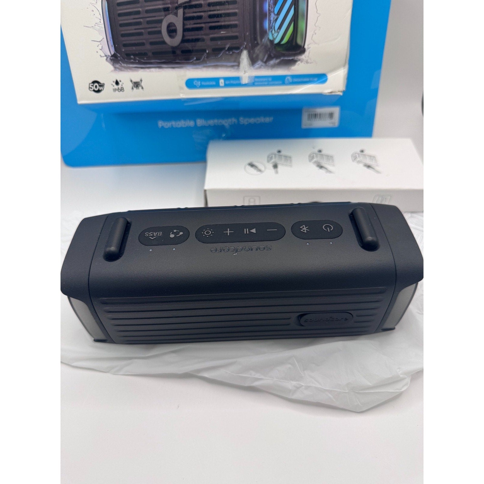 Soundcore Boom 3i by Anker,Compact Outdoor Speaker,IP68 Waterproof,Bluetooth