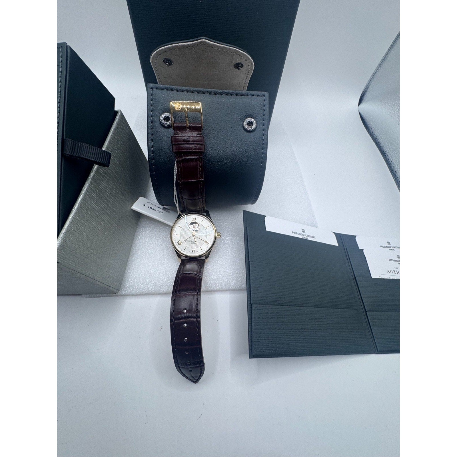 Frederique Constant FC-310MS5B5 Gold Heart Beat Automatic Mens Watch