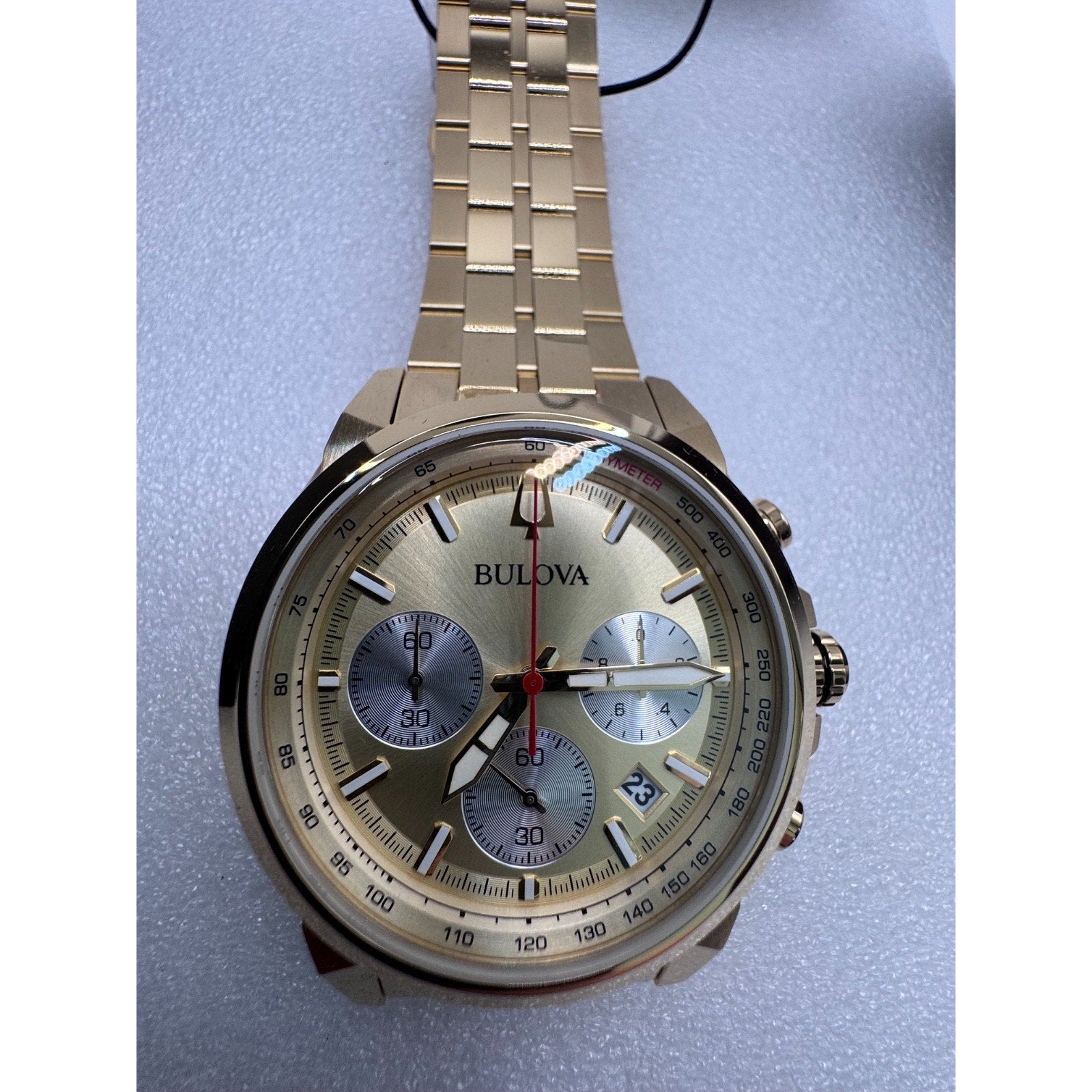NEW Bulova 97B217 Classic Chronograph Stainless Steel Quartz Men's Watch