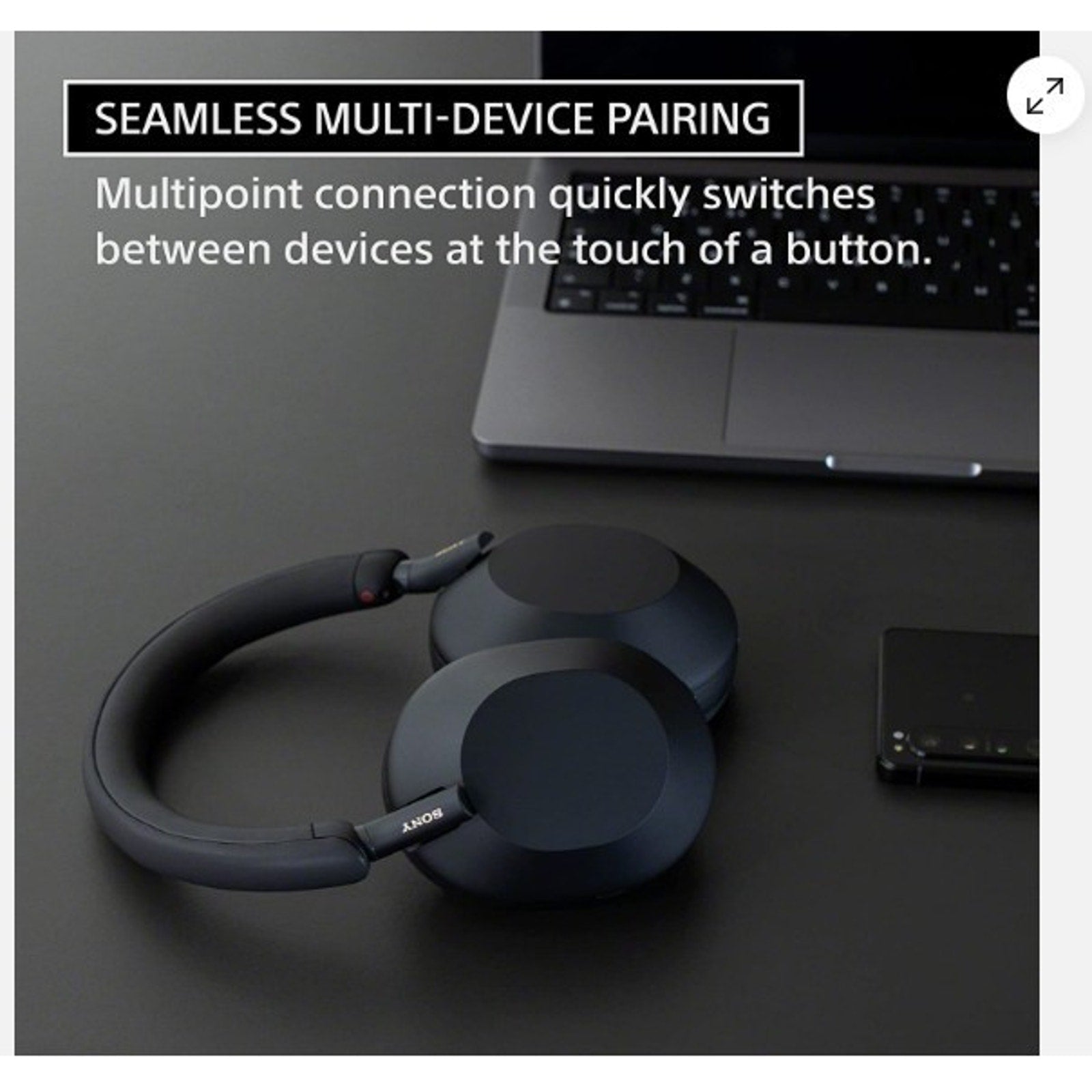 Sony WH-1000XM5 Wireless Noise Canceling Headphones (Black)