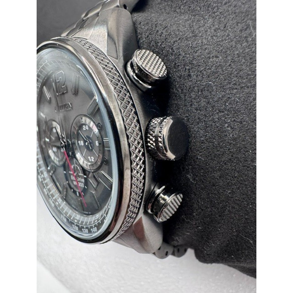 Citizen Nighthawk Chronograph Charcoal Grey Dial Men's Watch CA4377-53H