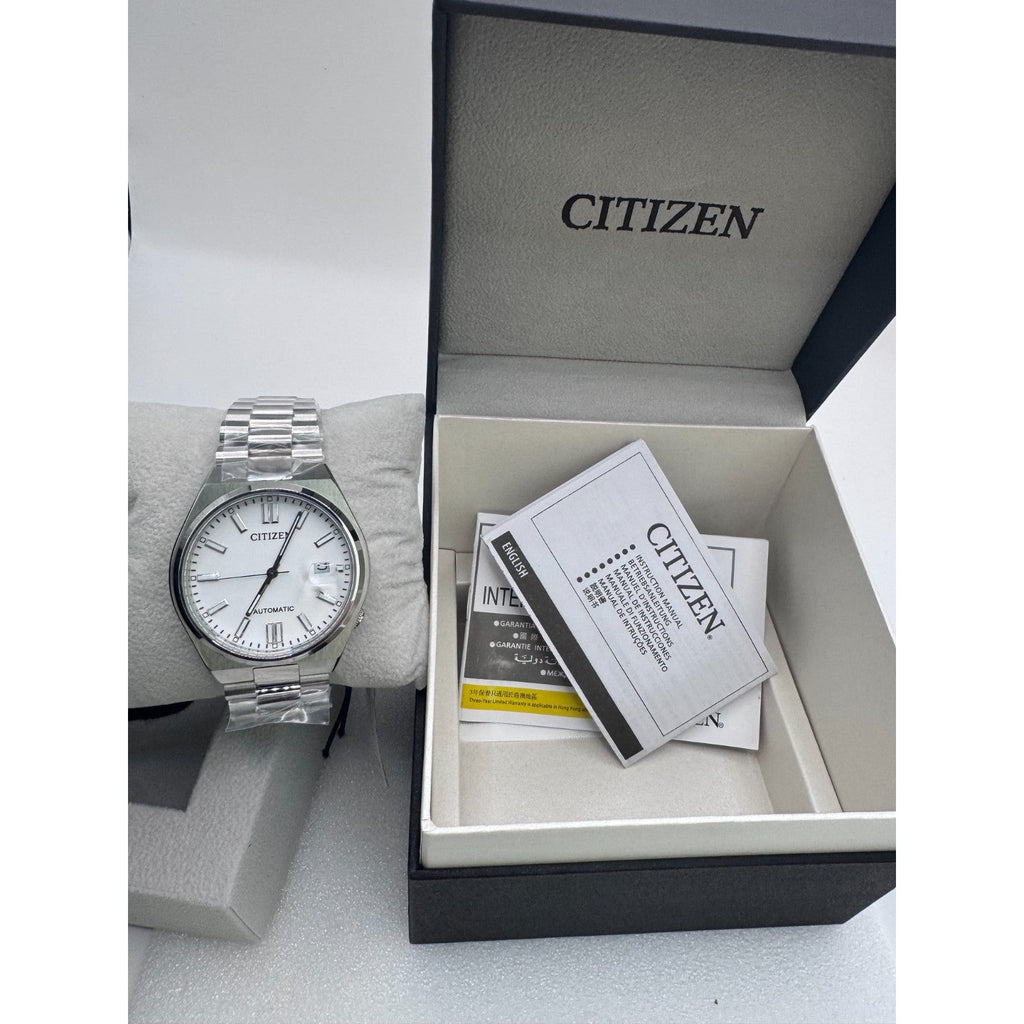 New-Citizen Tsuyosa NJ0150-81A Automatic White Dial Stainless Steel Men’s Watch