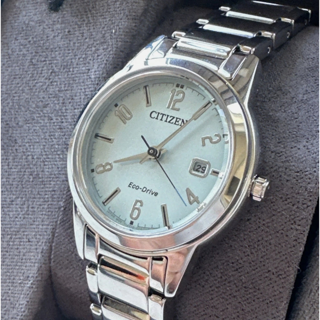 Citizen Lady Eco-Drive Green Dial Watch FE1241-71X