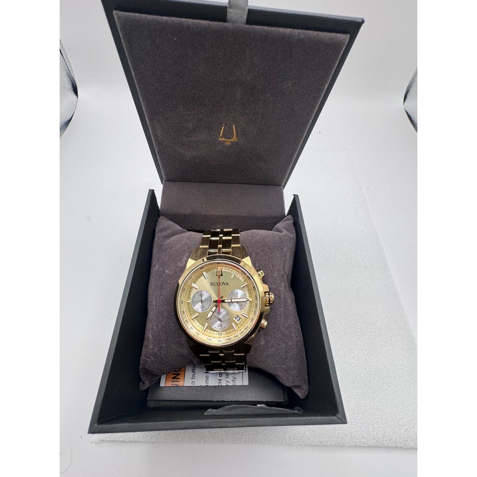 Bulova 97B217 Classic Chronograph Stainless Steel Quartz Men's Watch