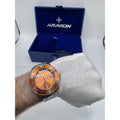 Aragon A054 ORANGE DIAL Divemaster NH36A 50mm AUTOMATIC WATCH Collectors