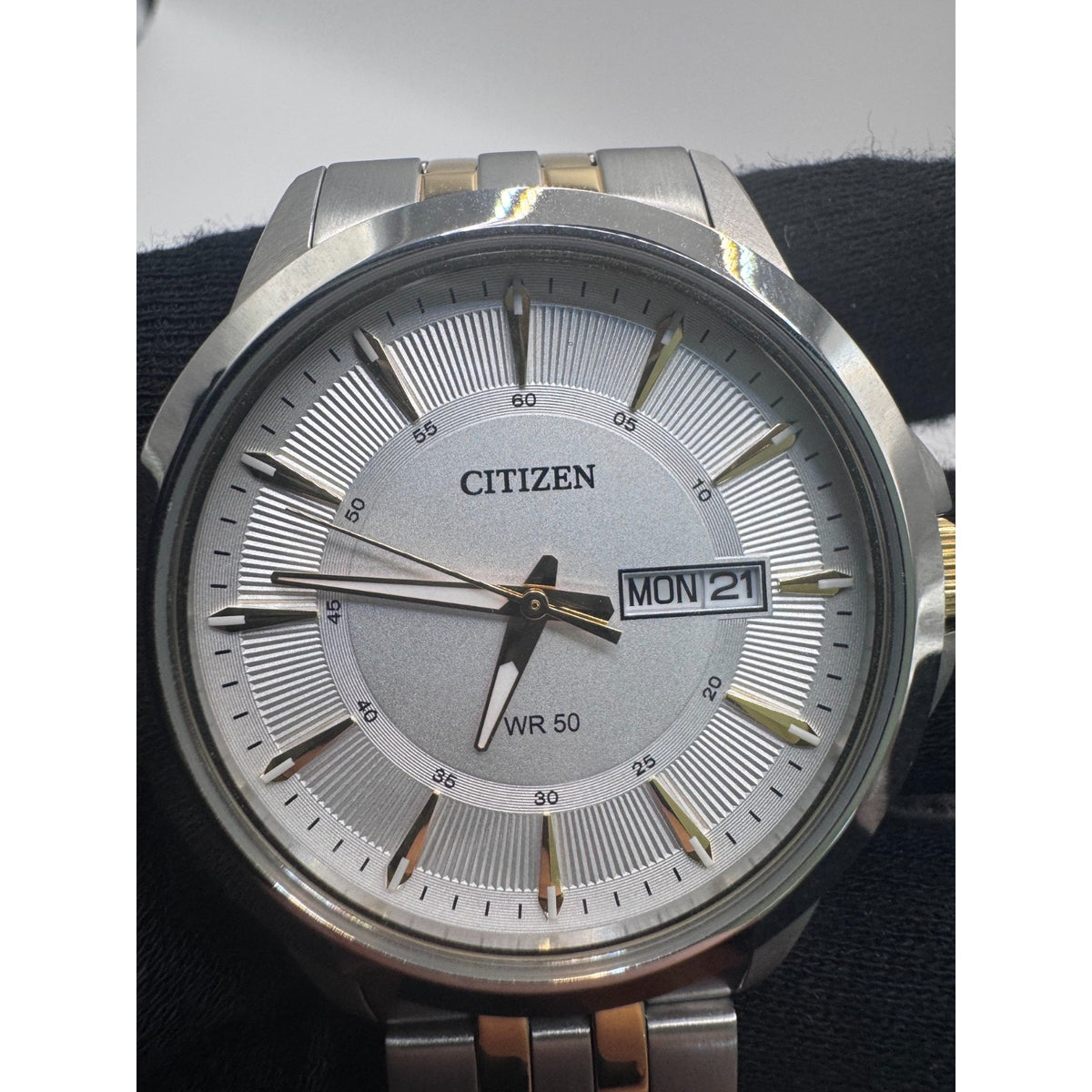 Citizen Quartz Silver Dial Two-tone Men's Watch BF2018-52A