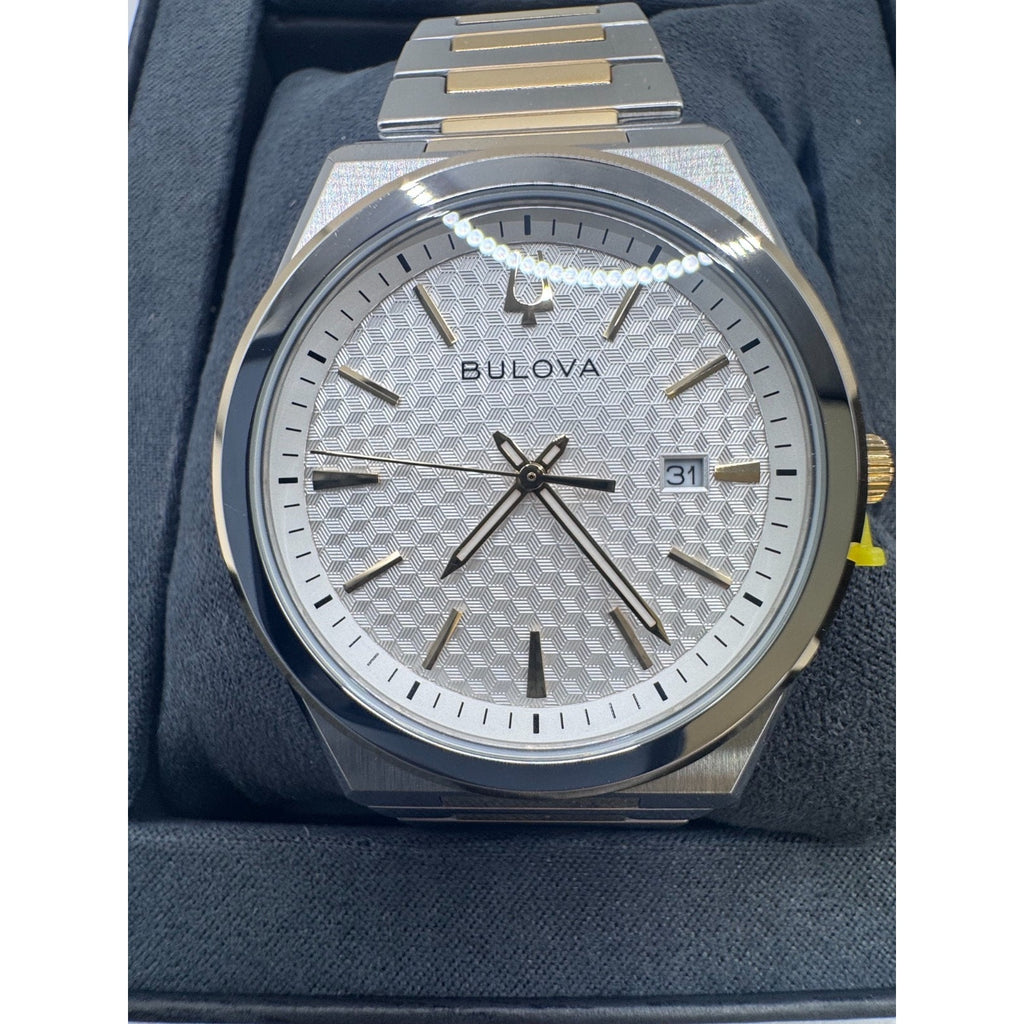Bulova Classic Two-Tone Stainless Steel Quartz Men's Watch 98B424 MSRP $399
