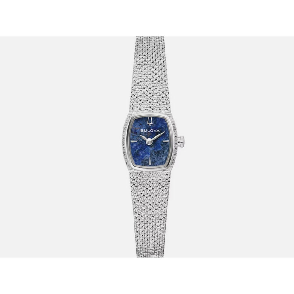Bulova Classic Blue Dial Women's Quartz Watch 96L343 new with stickers $495 MSRP
