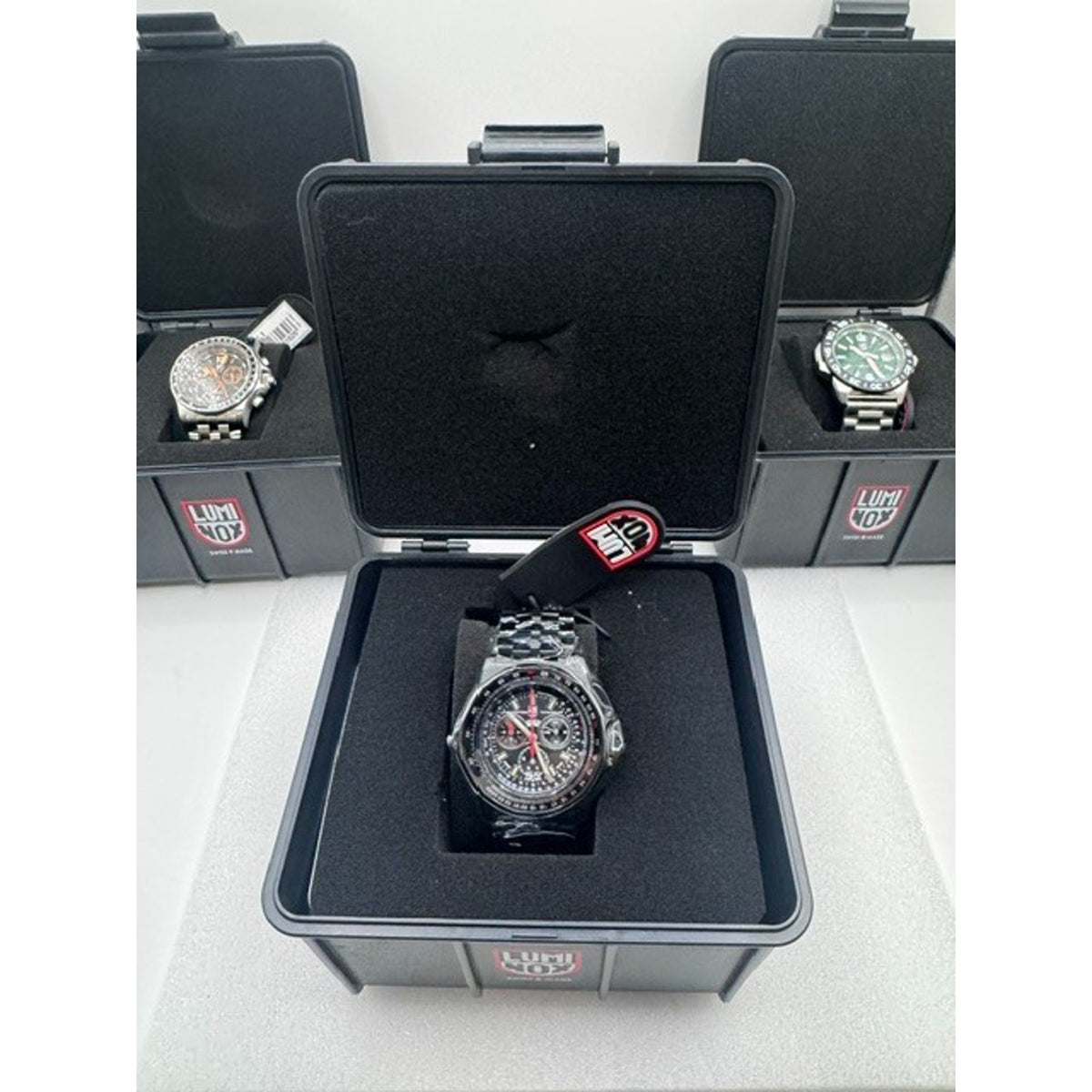 NEW Luminox F-22 Raptor Black Titanium Men's Quartz Watch XA.9272