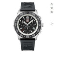 New Luminox XS.3141 Pacific Diver Ripple Black Dial Rubber Men's Watch MSRP $895